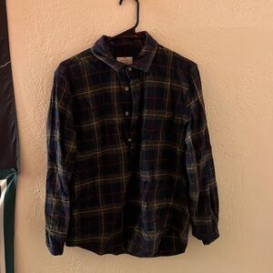 Marine layer button front flannel shirt